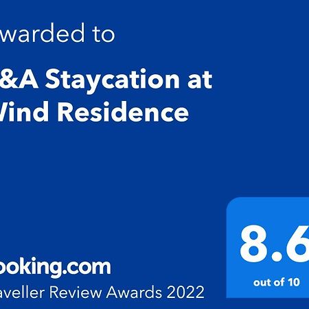 R&A Staycation At Wind Residence 따가이따이 외부 사진